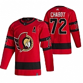 Ottawa Senators 72 Thomas Chabot Red Adidas 2020-21 Reverse Retro Alternate Jersey Dzhi,baseball caps,new era cap wholesale,wholesale hats